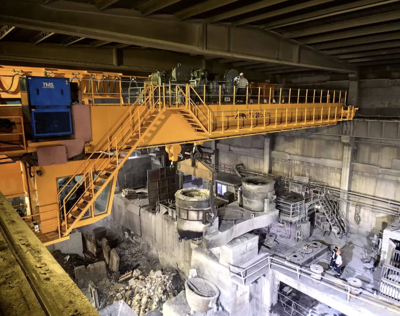 Ponts roulants process